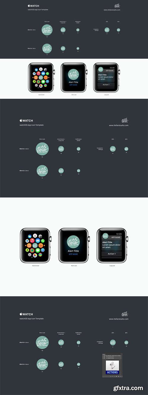 watchOS App Icon Template