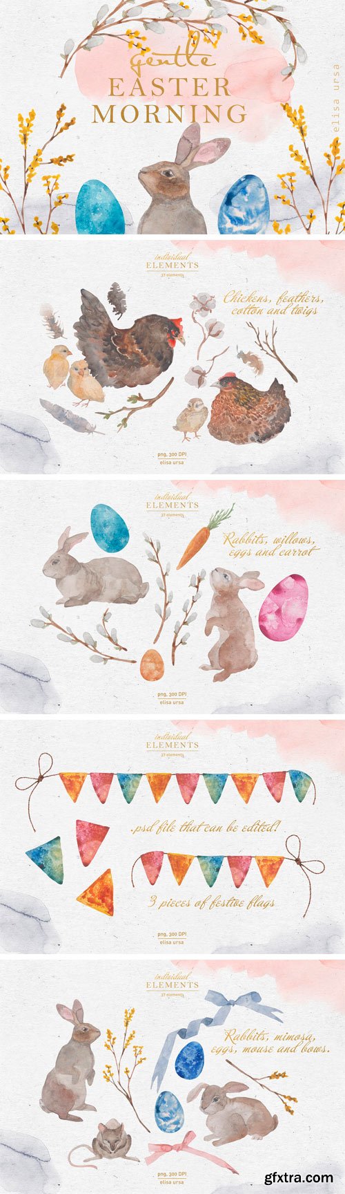 CM - Gentle Easter Morning | Watercolor 2316533
