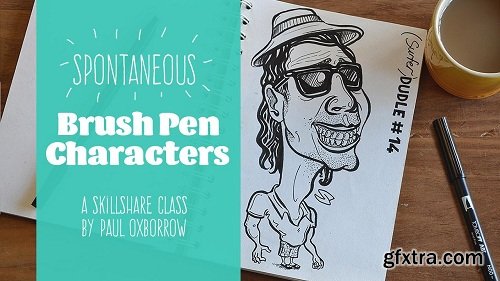 Spontaneous Brush Pen Characters