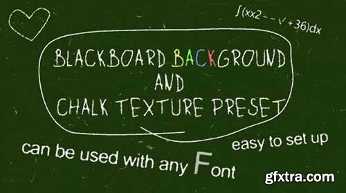 Chalk Board Preset - After Effects 65128