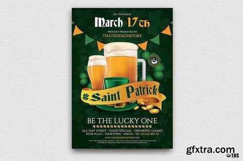 GraphicRiver - Saint Patricks Day Flyer Template V5 14976573