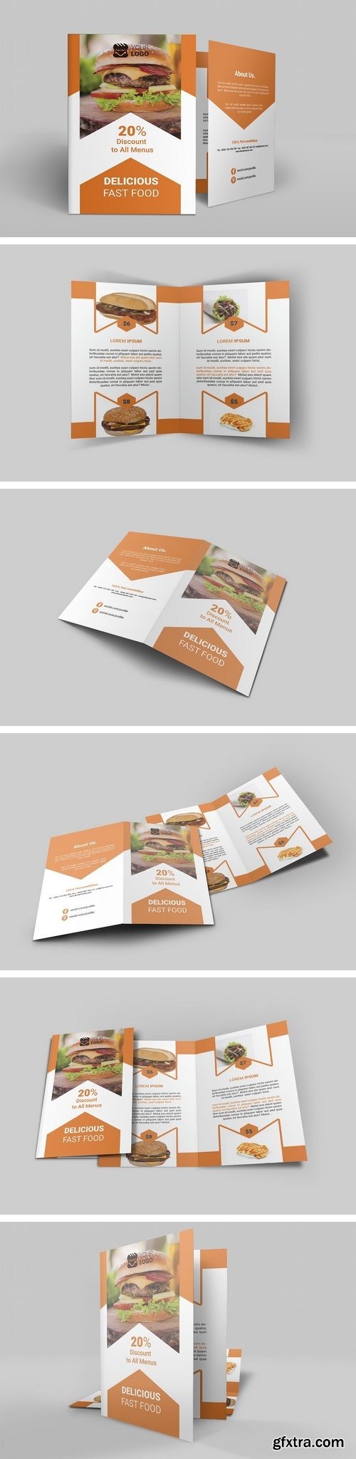 CM - Fast Food Bi-Fold Brochure 2000926