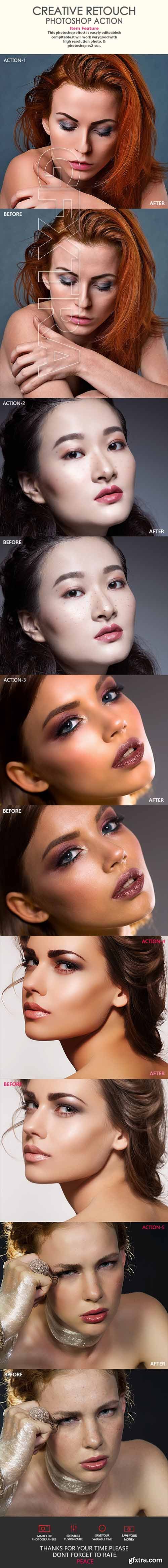 GraphicRiver - Creative Retouch Photoshop Action Photo Effects 21405013