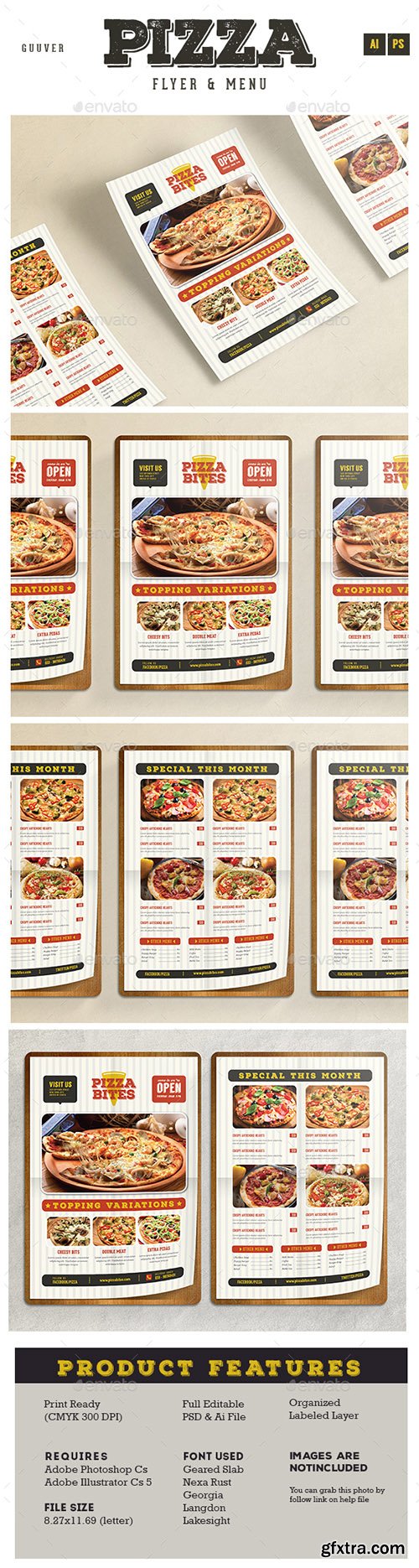 Pizza/Restaurant Menu/Flyer 14455225