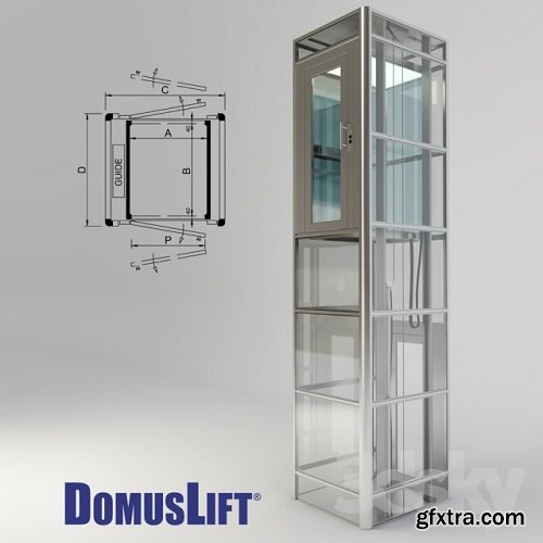 Elevator Domus 3d Model
