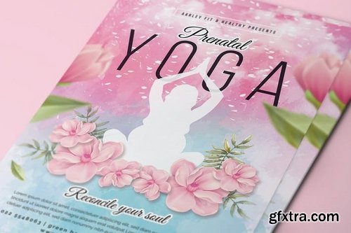 Prenatal Yoga Flyer Poster