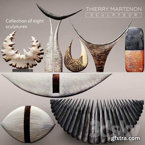 Sculpture Collection Thierry Martenon 8 pcs.