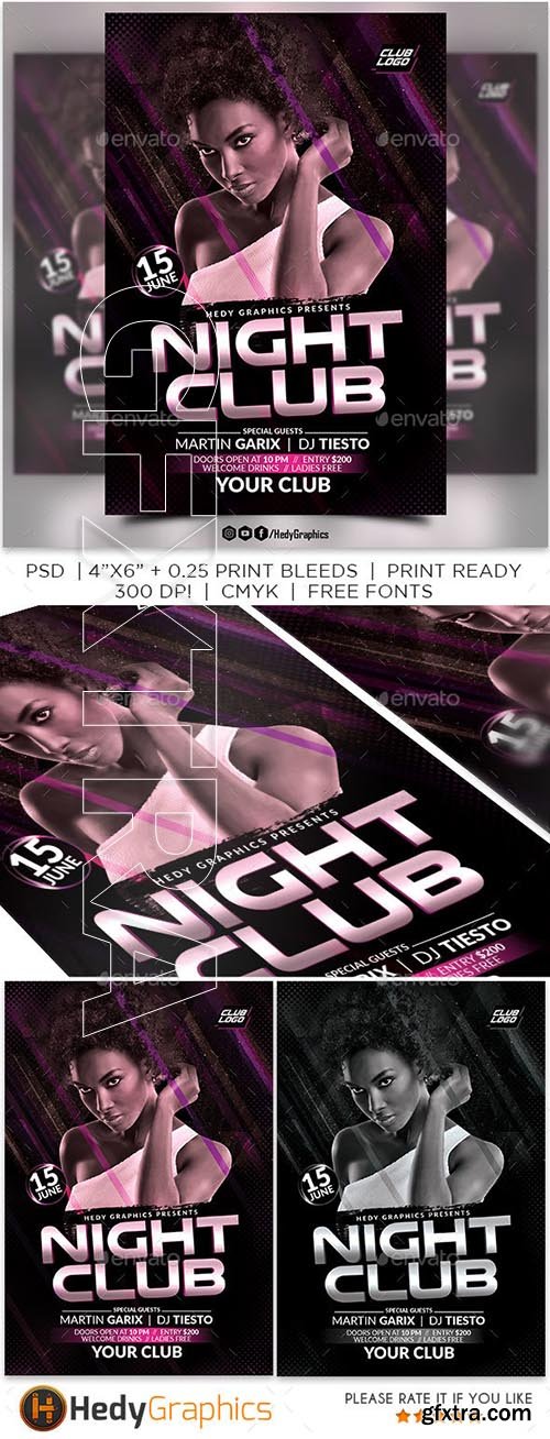 GraphicRiver - Night Club Flyer 21493444