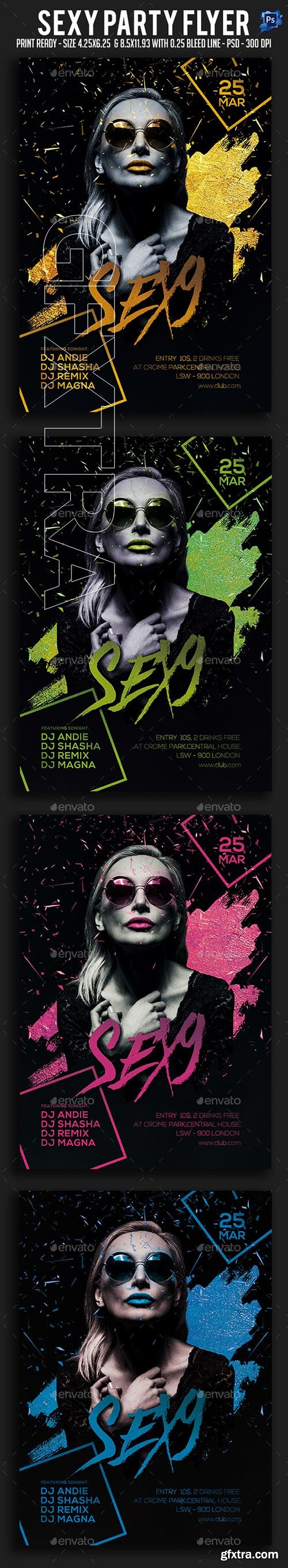 GraphicRiver - Sexy Party Flyer 21493581