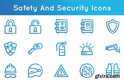 Safety And Security Icons
