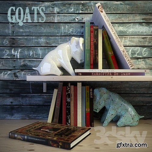 Book holder Goats