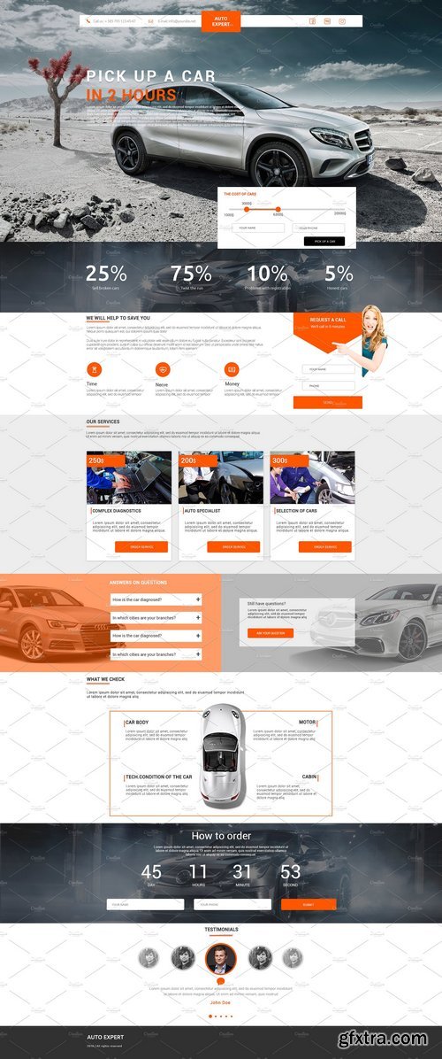 CM - Landing Page for selection of cars 2225759