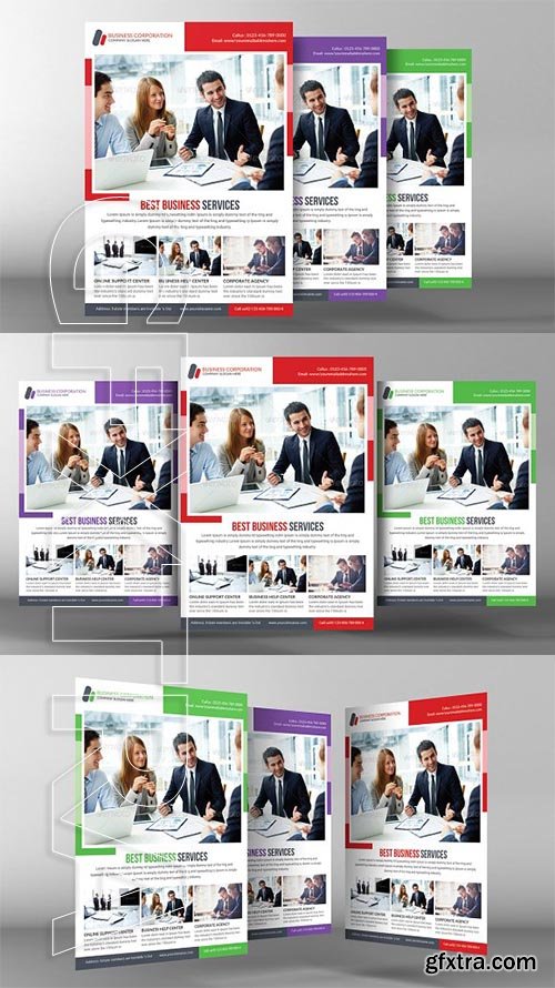 CreativeMarket - Consulting Business Flyer Template 2334800