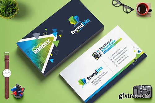 CreativeMarket - Modern Business Card Template 2148637