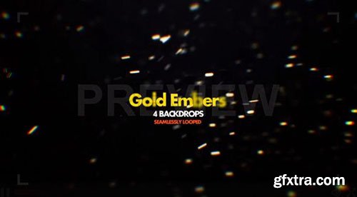 Gold Embers Pack 01 - Motion Graphics 65499