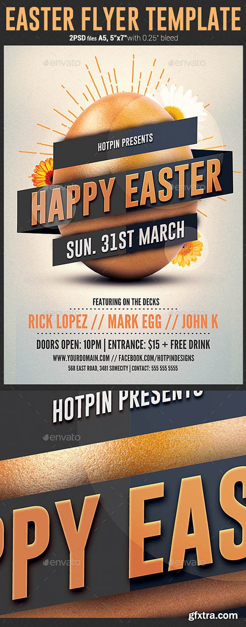 Easter Flyer Template 21523593
