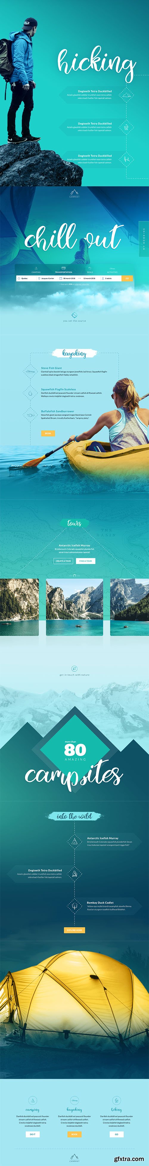 Campant Free Travel Template