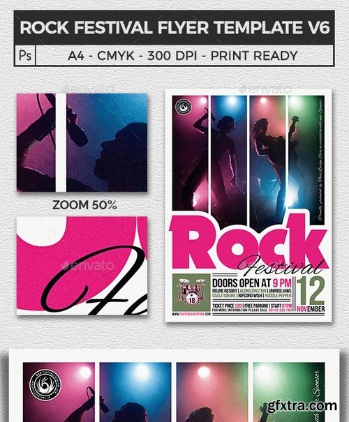 GraphicRiver - Rock Festival Flyer Template V6 16572283