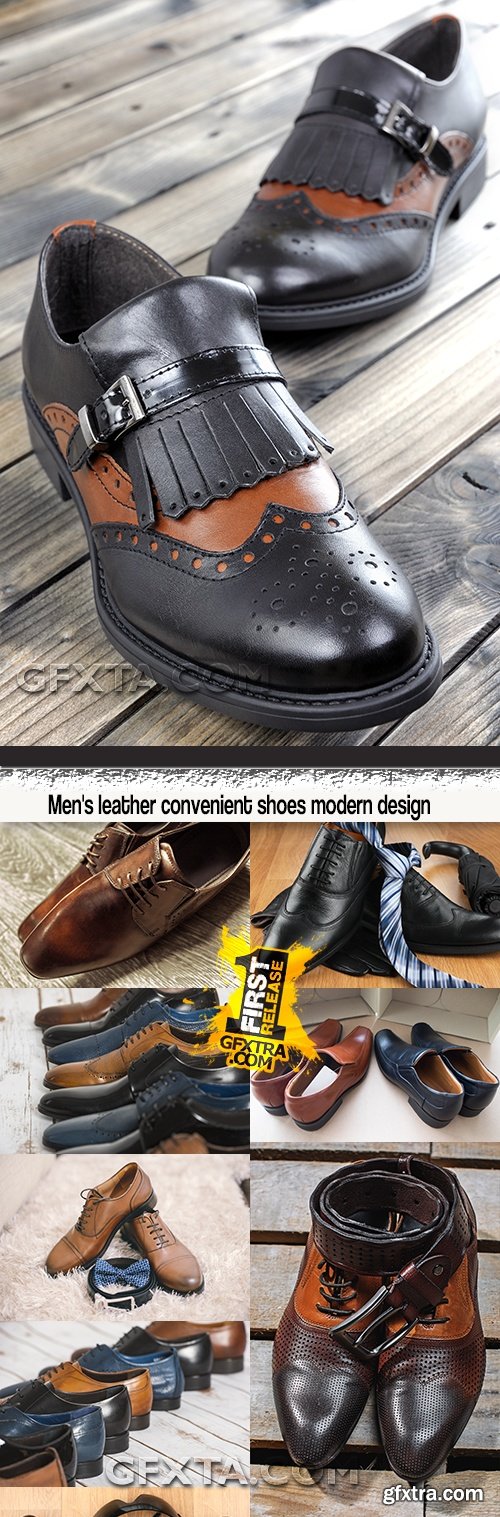 Men\'s leather convenient shoes modern design