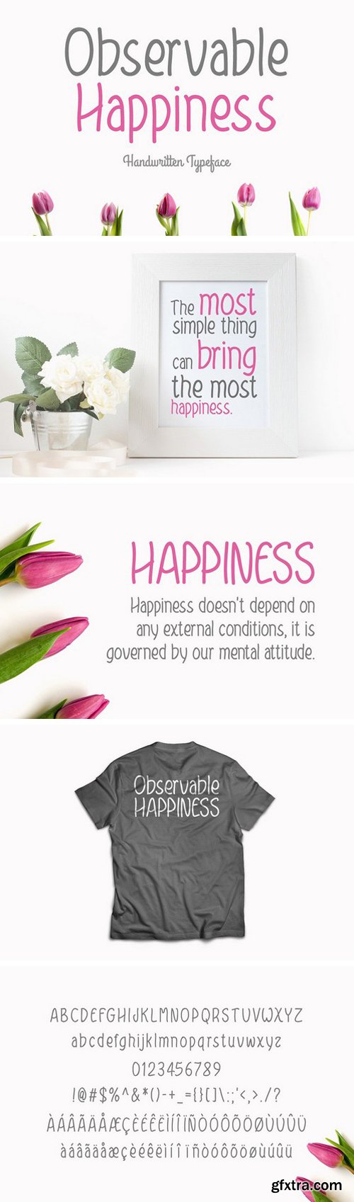 CM - Observable Happiness Typeface 2276842