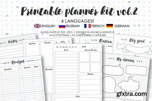 CM - Planner kit vol.2 - 4 languages!1520704
