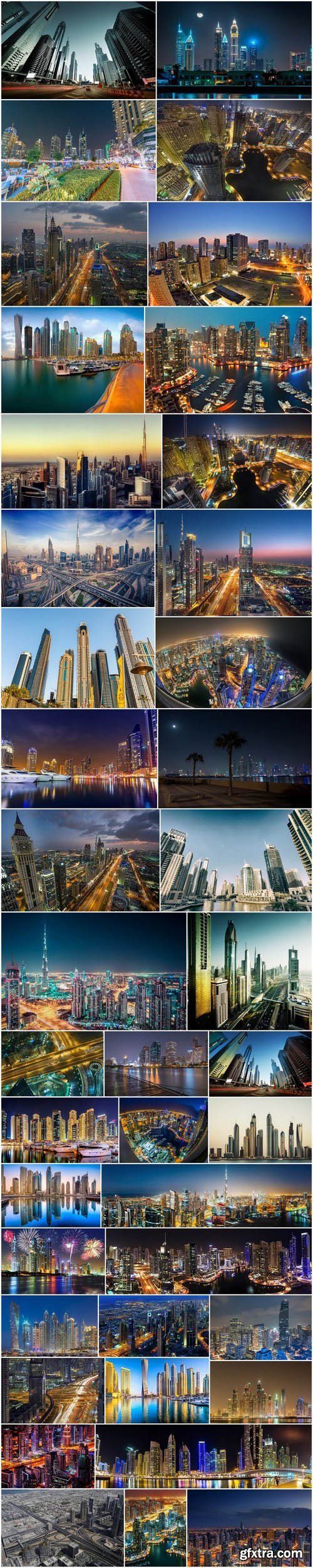Dubai Travel - Skyscrapers, Set of 42xUHQ JPEG Professional Stock Images