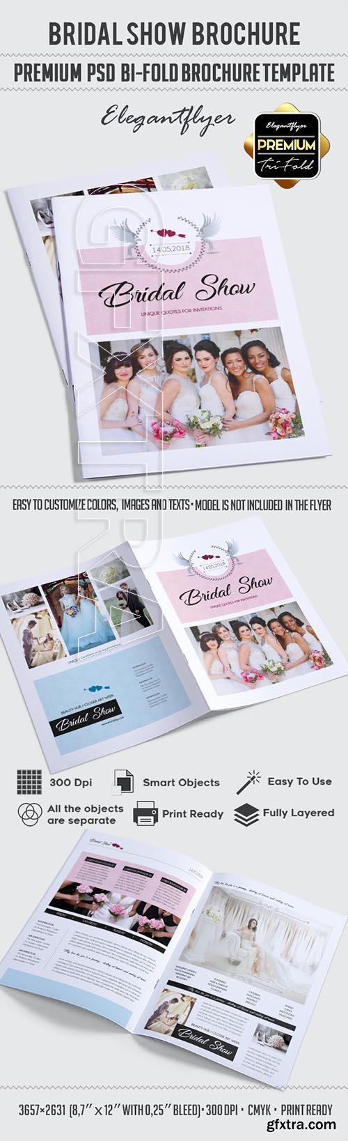 Bridal Show – Premium Bi-Fold PSD Brochure Template