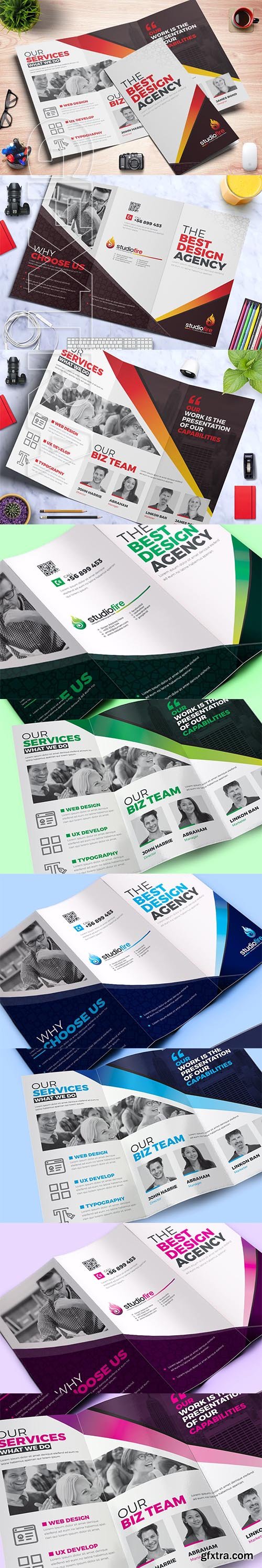 CreativeMarket - Tri-Fold Brochure Template 2156075