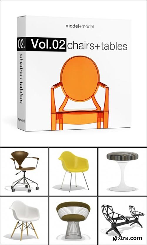 Model Plus Model - Chairs & tables Volume 02