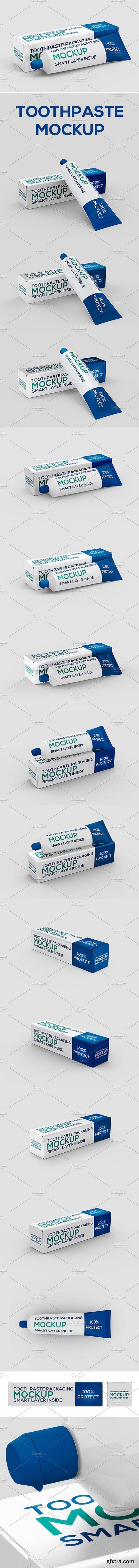 CM - Toothpaste Packaging Mock-up 1617302