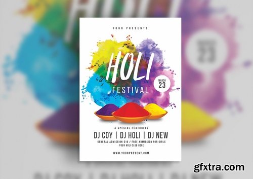 CM - Holi Festival Flyer 2319717