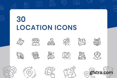 30 Location Icons