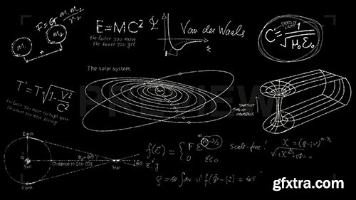 Astronomy And Astrophysics Chalkboard 69115