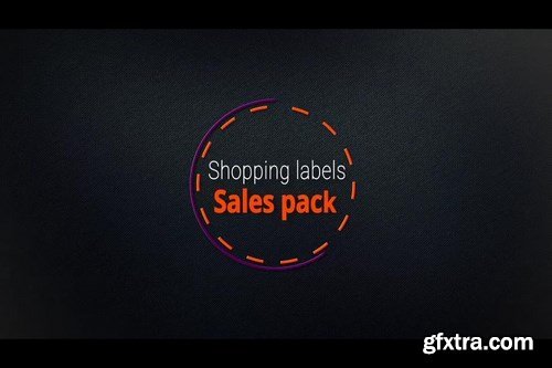 Shopping Labels After Effects Templates 29630