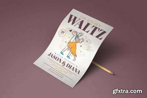 Waltz Dance Flyer