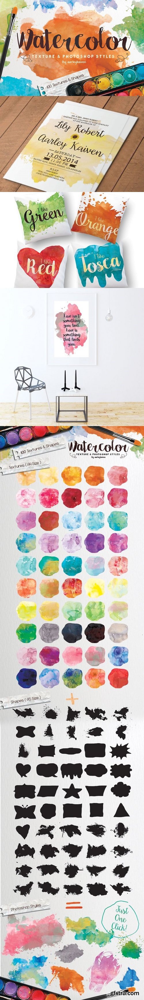 CM - Watercolor Texture & Styles 284507