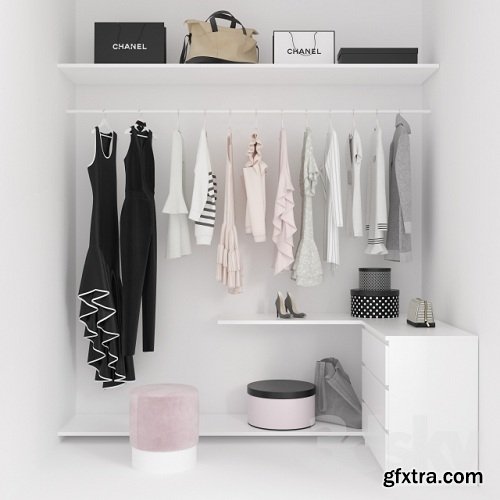 Woman\'s wardrobe