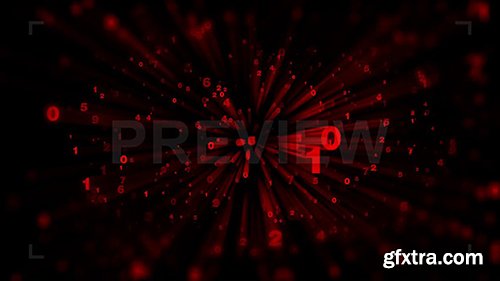 Red Numbers Animated Background 68413