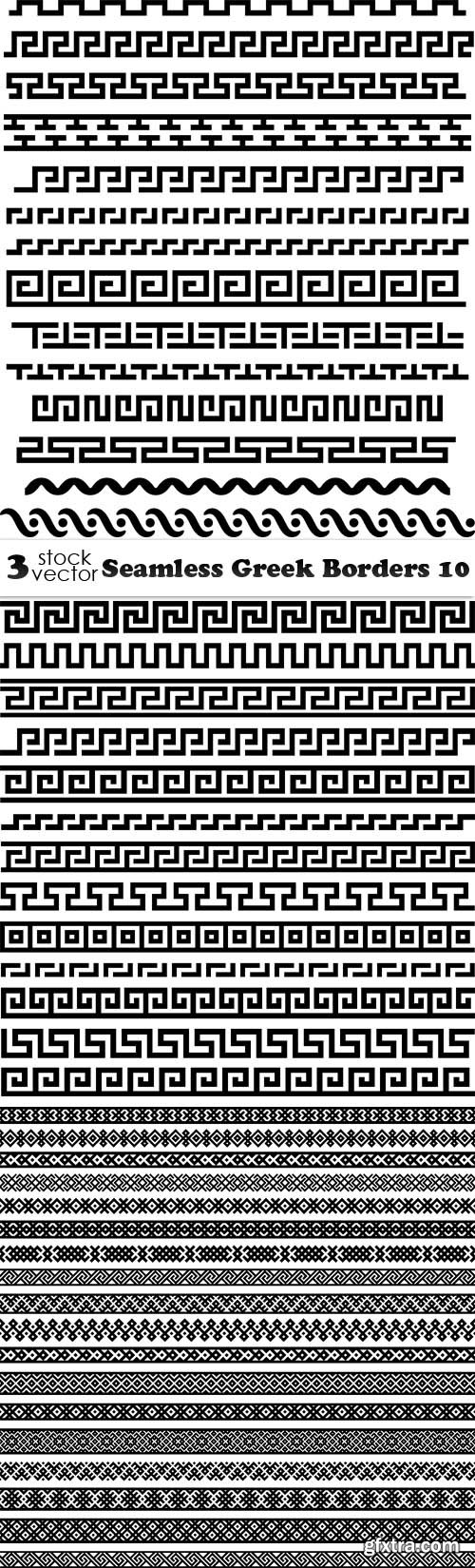Vectors - Seamless Greek Borders 10