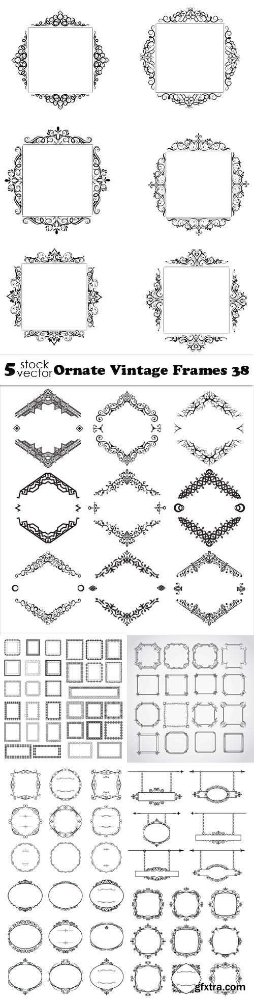 Vectors - Ornate Vintage Frames 38