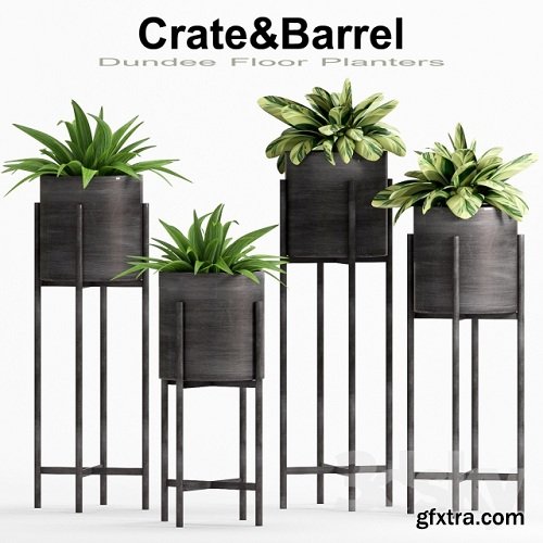 Decorative Plant Set 21 3d Models