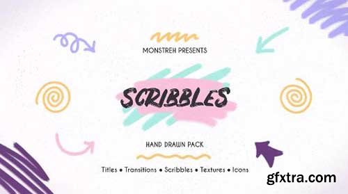 Scribbles Hand Drawn Pack - Premiere Pro Templates 69584