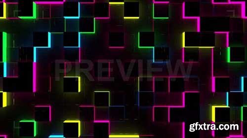 Glow Cubes Background - Motion Graphics 69508