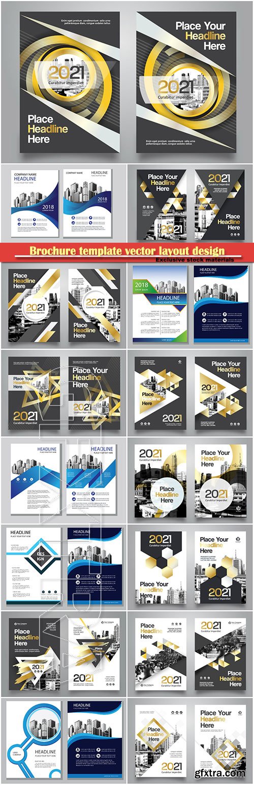 Brochure template vector layout design, corporate business annual report, magazine, flyer mockup # 144