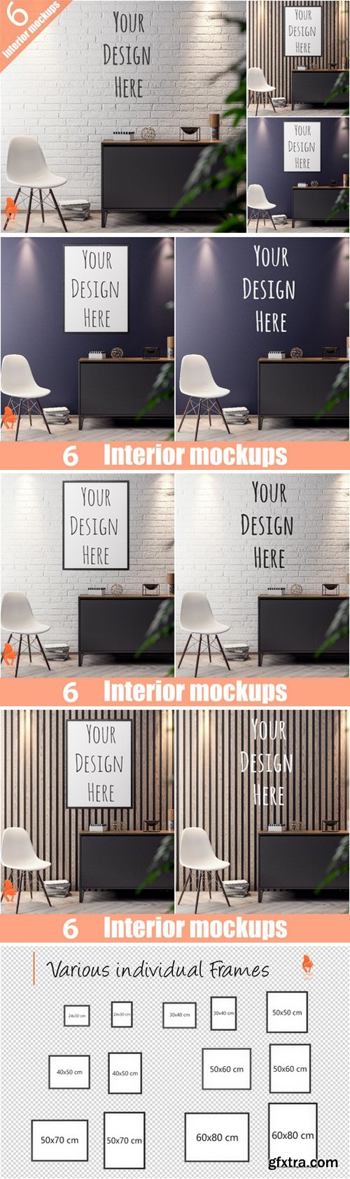 CM - Mockup Poster with various frames 2321678