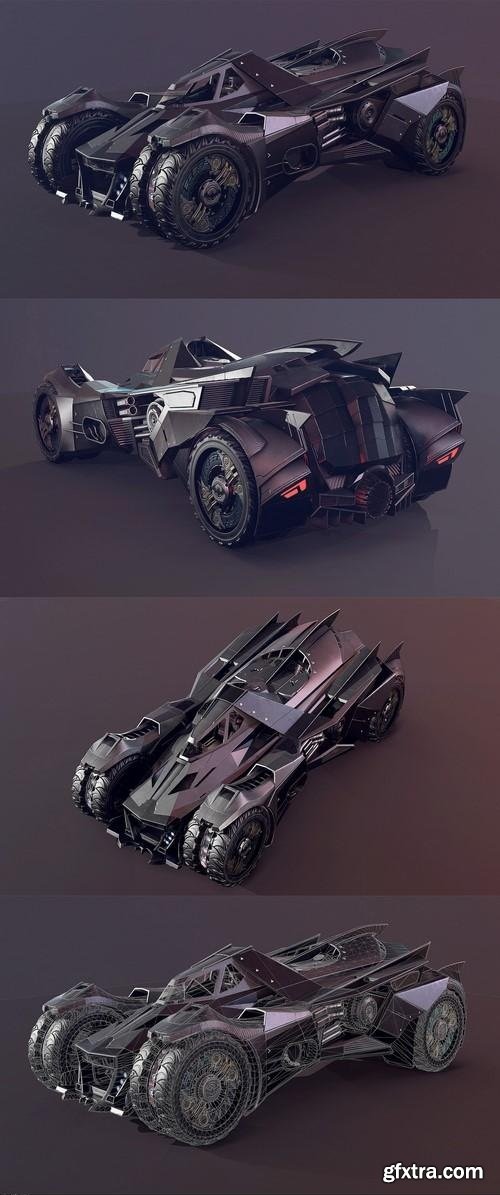Batmobile Concept 3D model