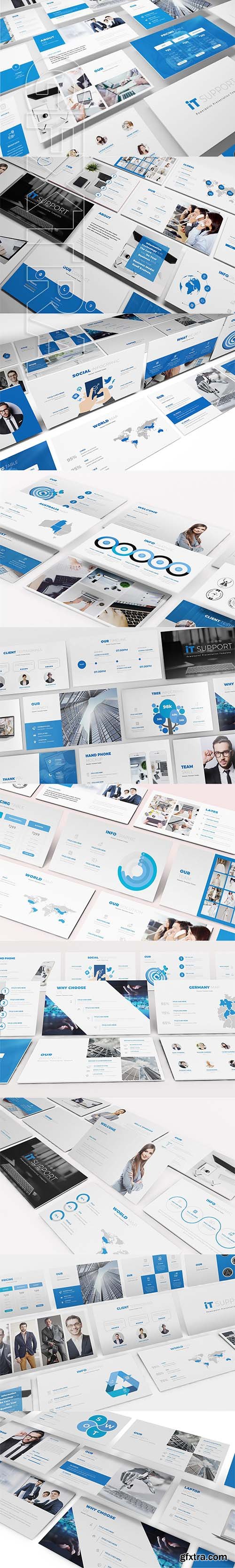 CreativeMarket - IT Support Powerpoint Template 2334584