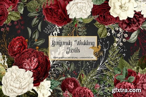 CM - Burgundy Wedding Florals 2320028