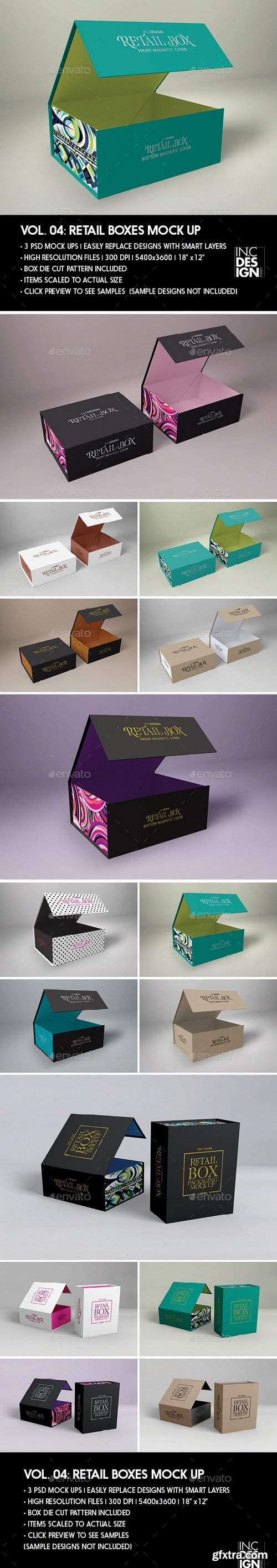 Graphicriver - Retail Boxes Vol.4: Magnetic Box Packaging Mock Ups 20249448