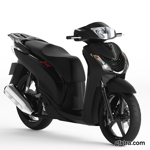 Motorcycle SH 150i BLACK